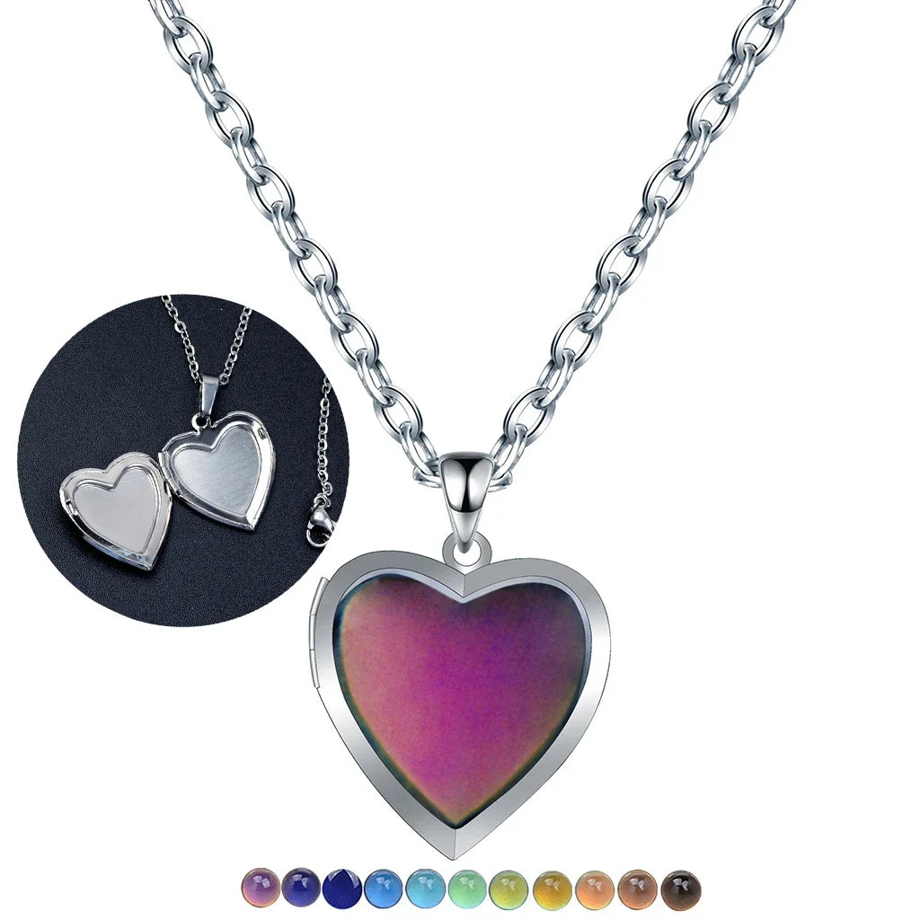 Collier Cœur Mood Color Change