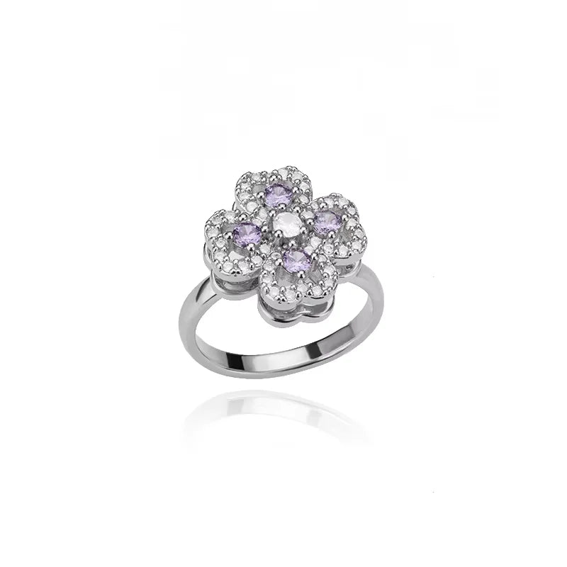 bague spinner tournesol anti-stress femme cadeau maison des emotions