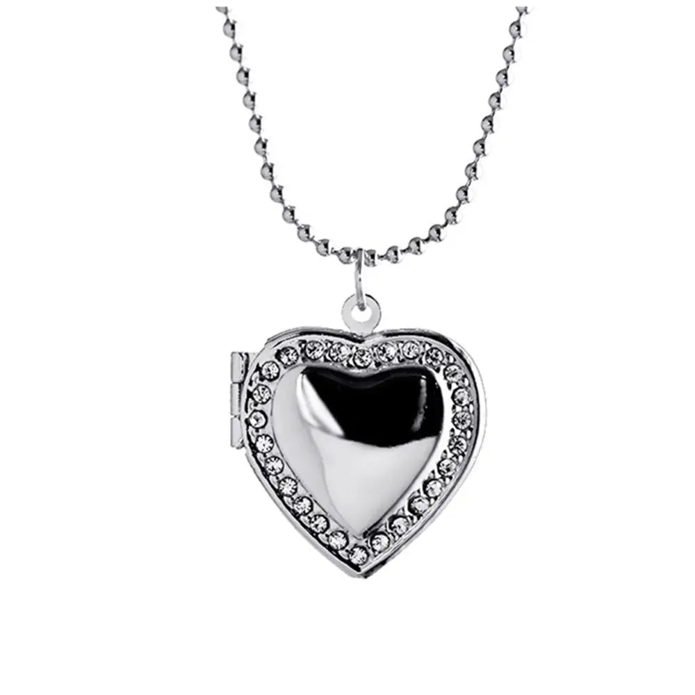 Collier Médaillon Cœur Photo