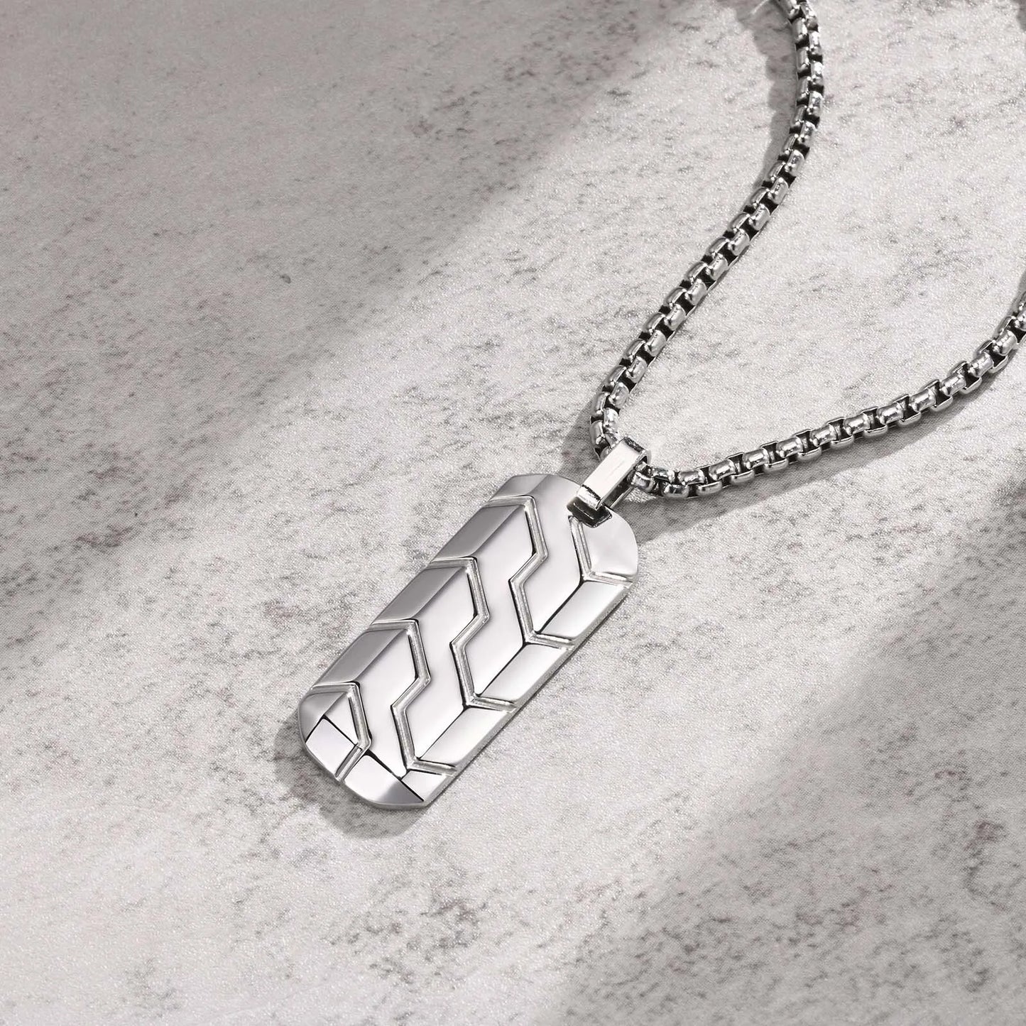 Collier Dog Tag Militaire Homme