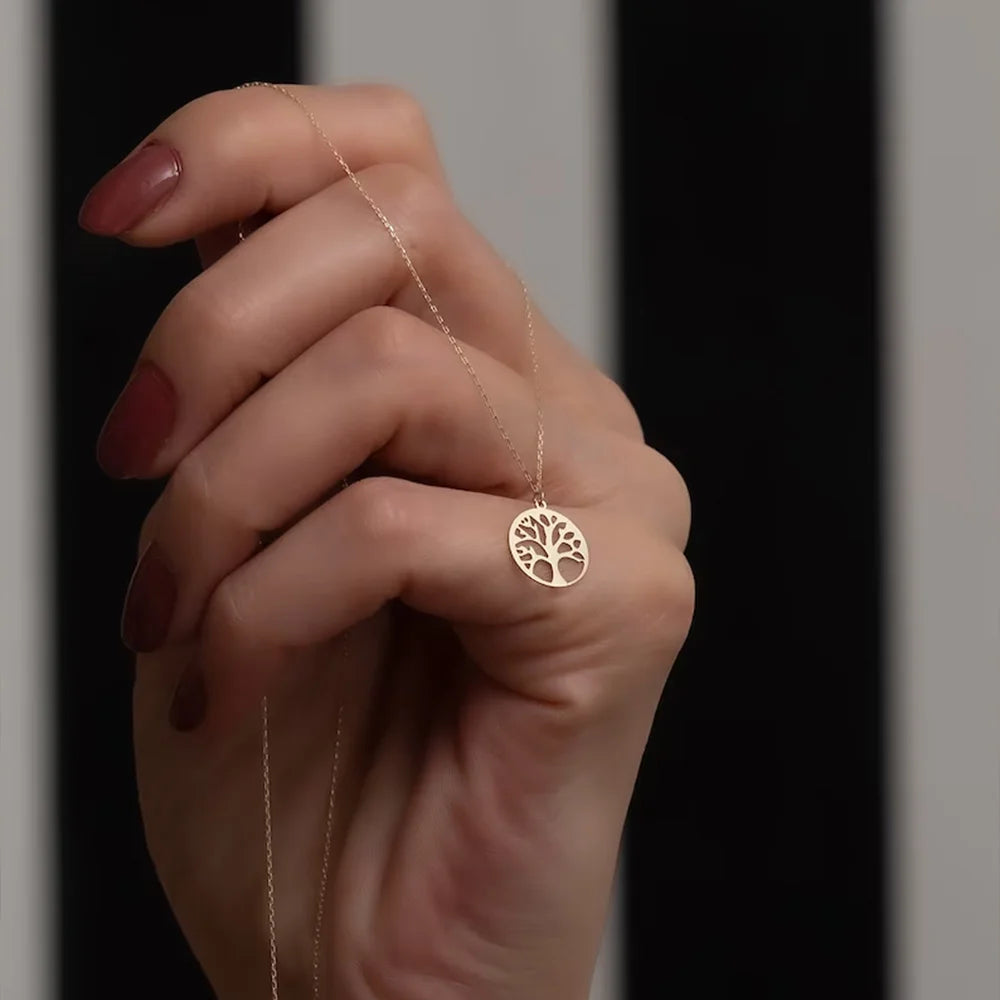 Collier Arbre de Vie Acier
