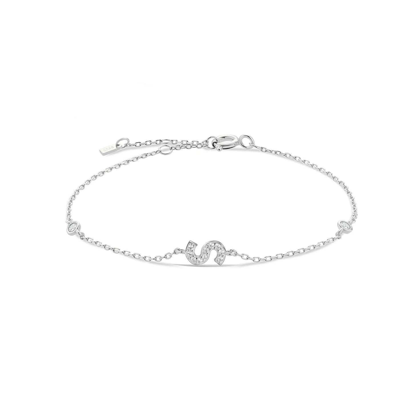 bracelet initiale argent 925 cristaux bijou personnalise femme maison des emotions