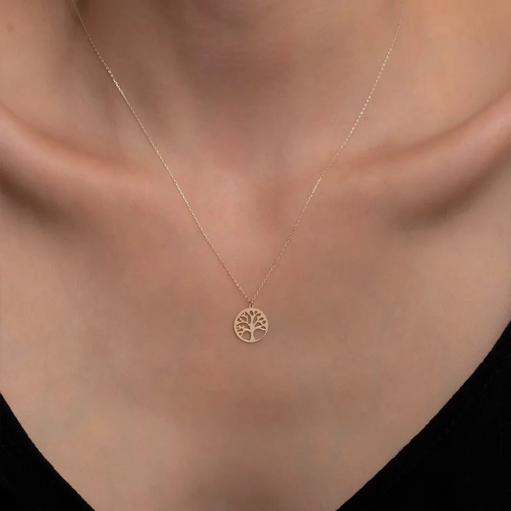 Collier Arbre de Vie Acier