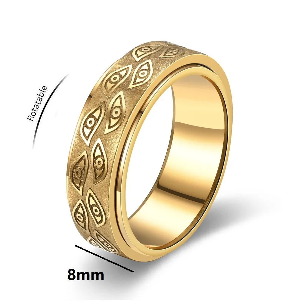 Bague Spinner Œil Protecteur