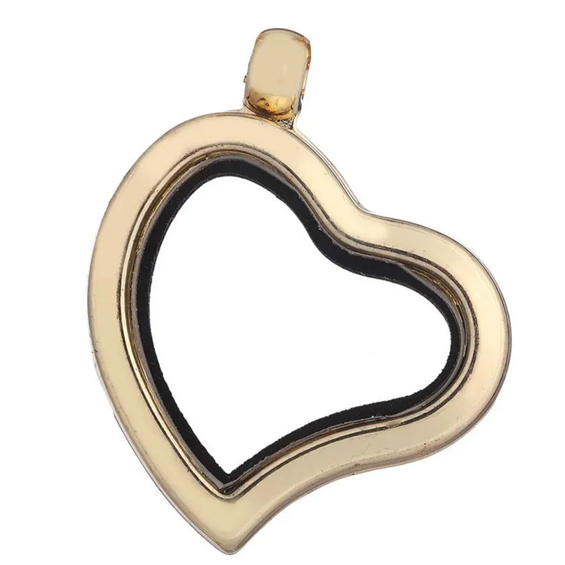 Médaillon Photo Cœur – Pendentif Souvenir Verre