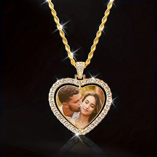 Collier Personnalisé Double Photo