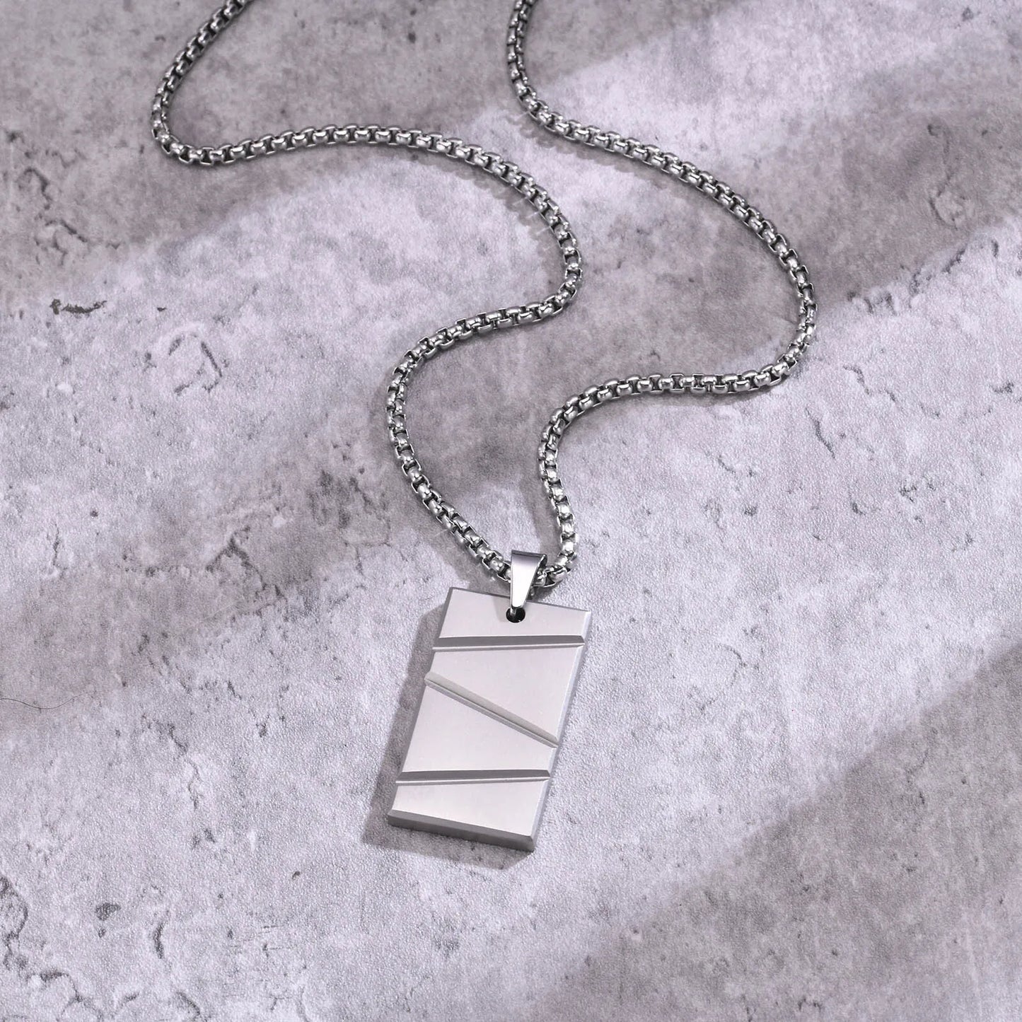 Collier Dog Tag Militaire Homme