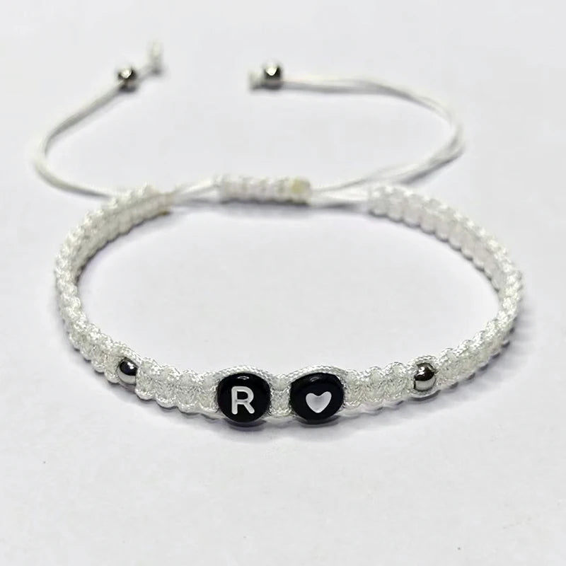 bracelet initiale coeur personnalise femme bijou maison des emotions