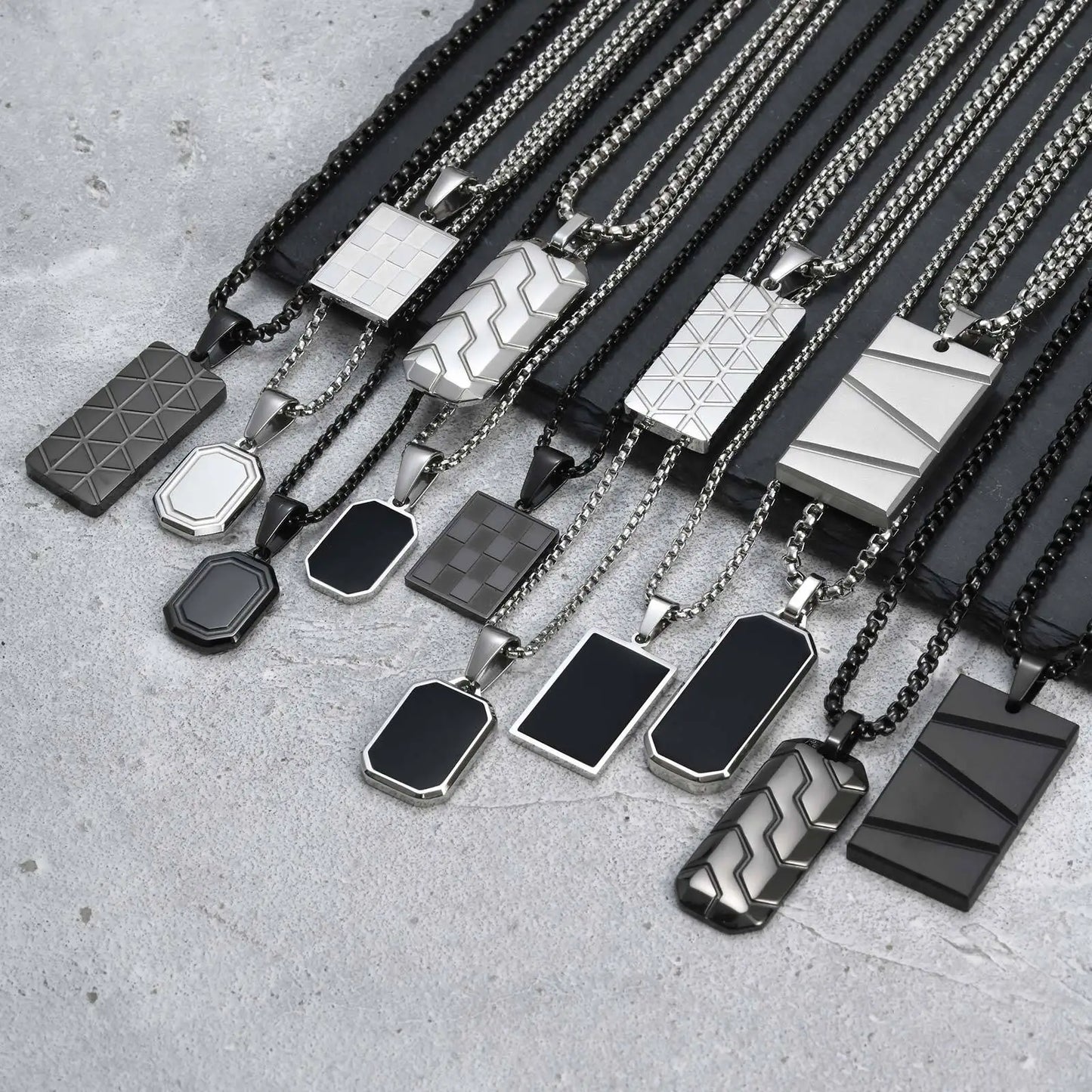 Collier Dog Tag Militaire Homme
