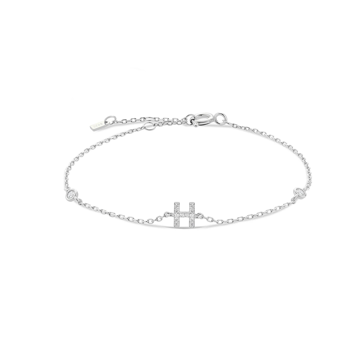 Bracelet Initiale Argent 925