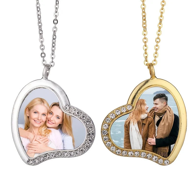 Collier Cœur Photo Personnalisé