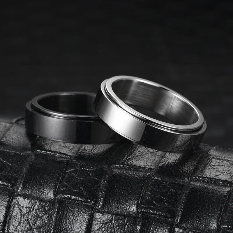 bagues spinner couple portees doigt homme femme cadeau amour
