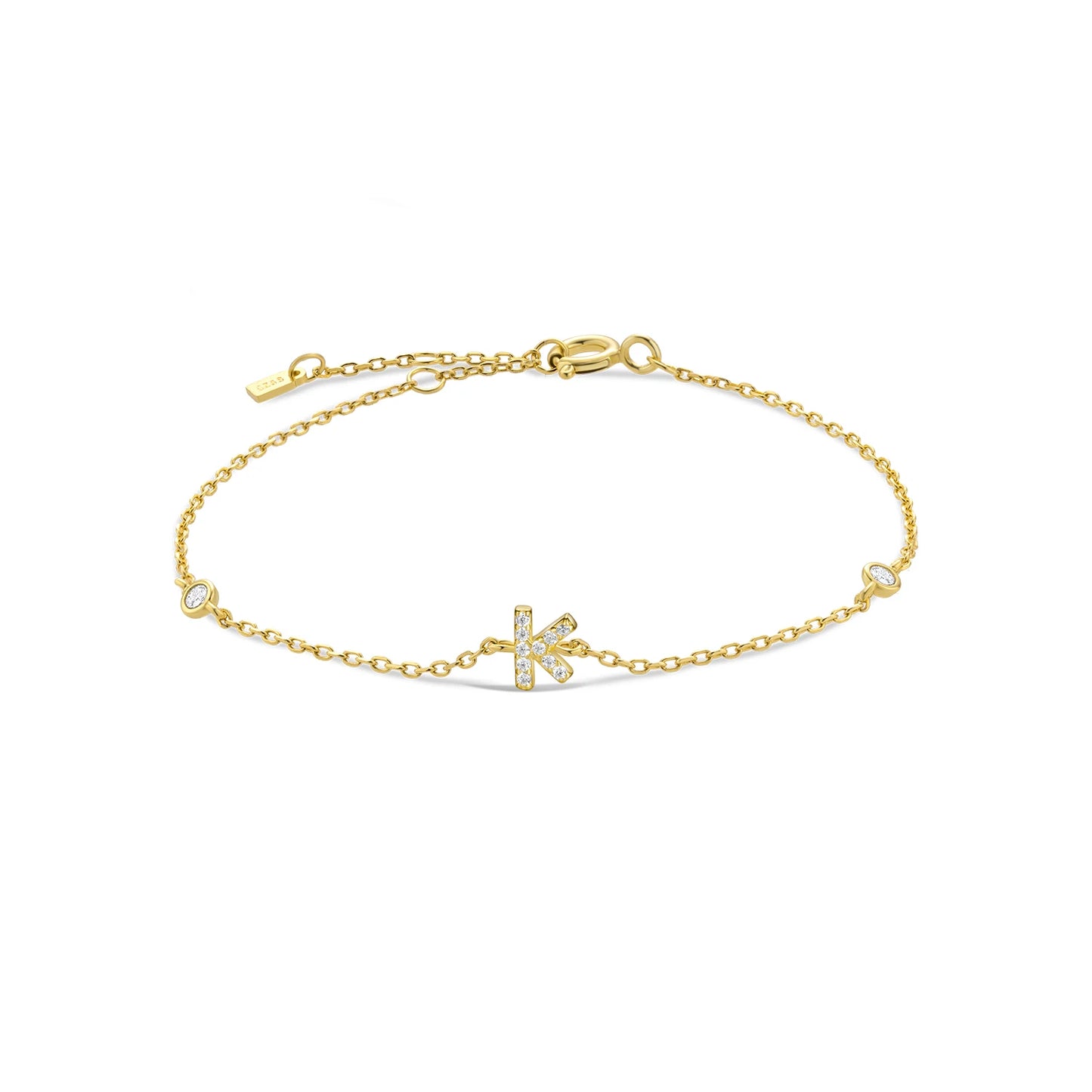 Bracelet Initiale Argent 925