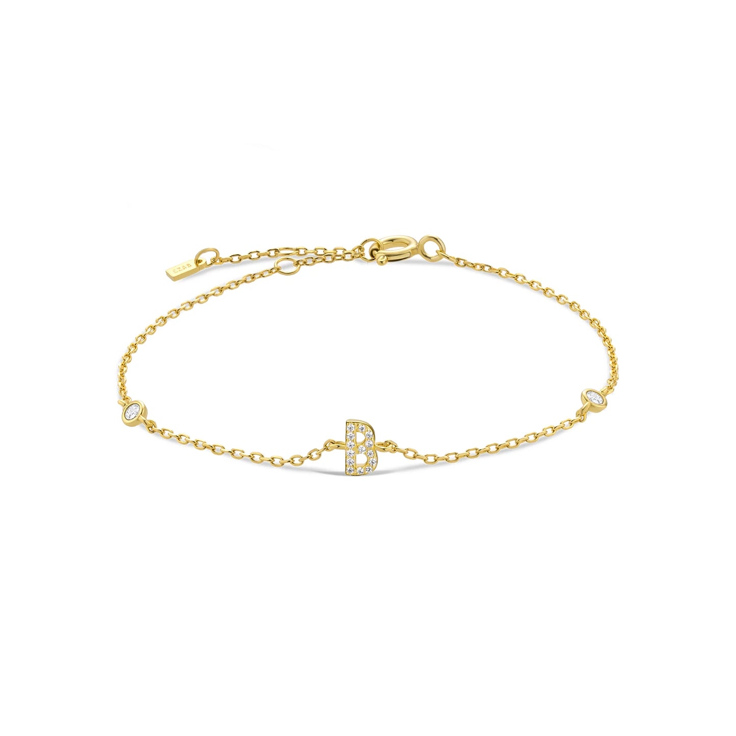 Bracelet Initiale Argent 925