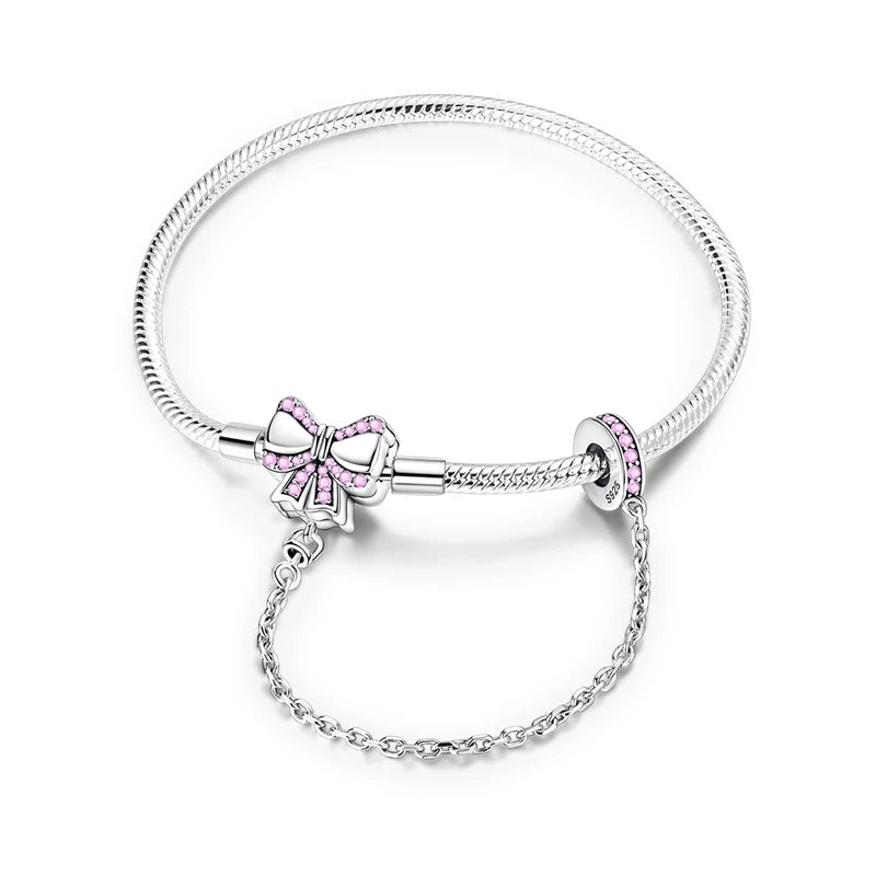 Bracelet Argent Étoile & Papillon