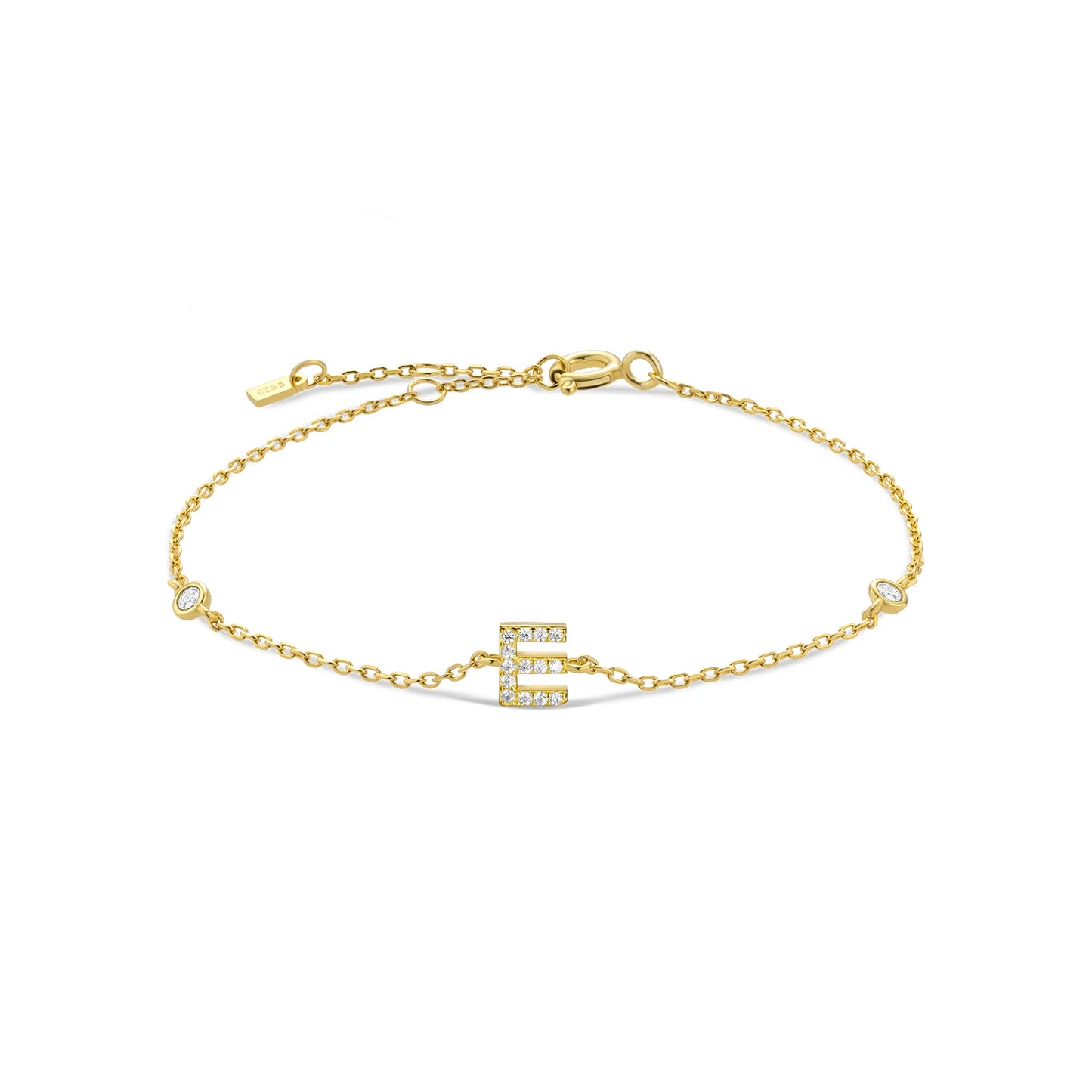 Bracelet Initiale Argent 925