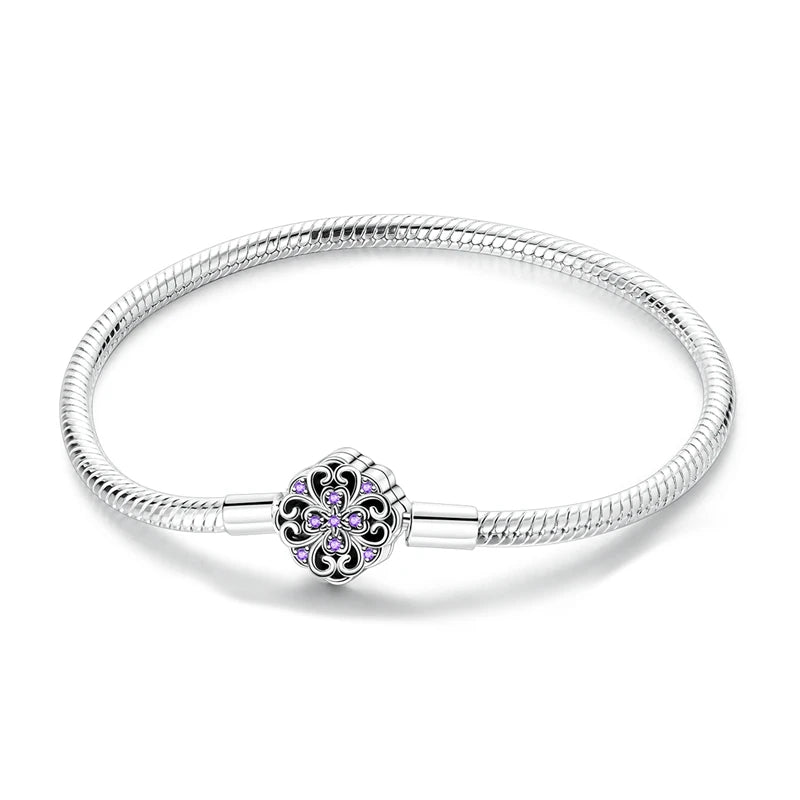 Bracelet Argent Étoile & Papillon