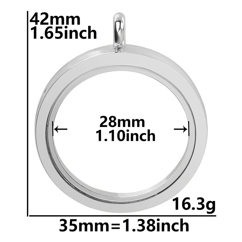 Médaillon Photo Cœur – Pendentif Souvenir Verre