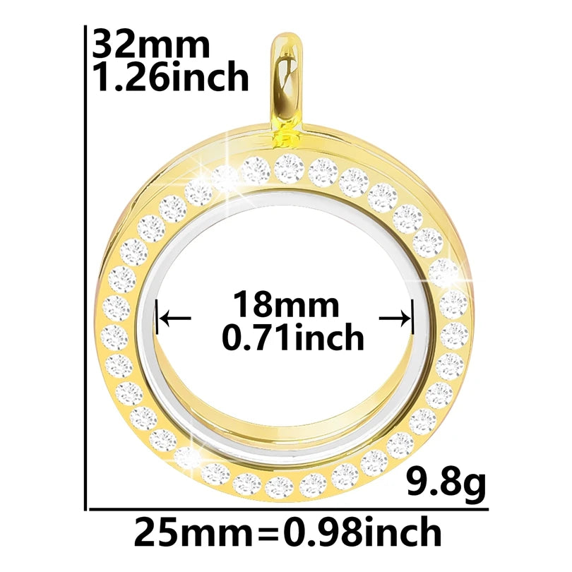 Médaillon Photo Cœur – Pendentif Souvenir Verre
