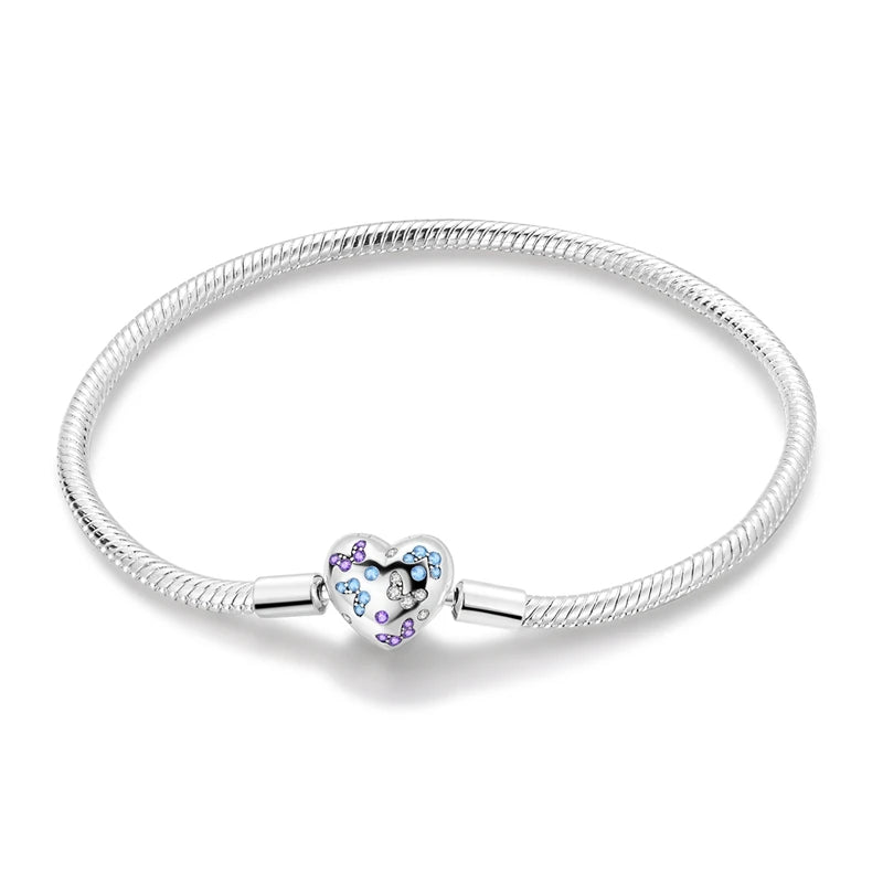 Bracelet Argent Étoile & Papillon