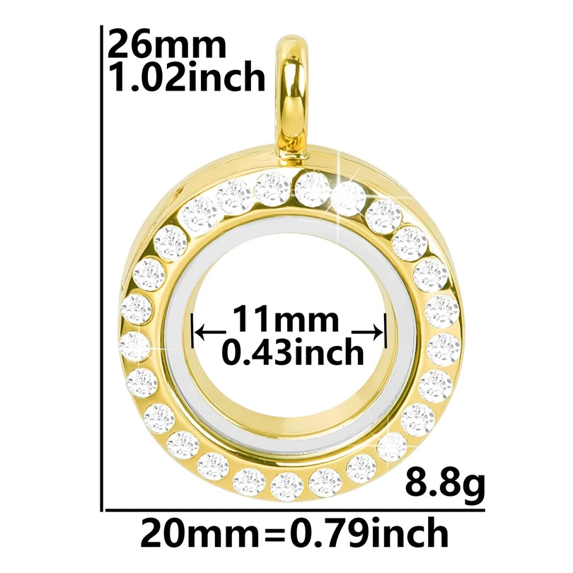 Médaillon Photo Cœur – Pendentif Souvenir Verre