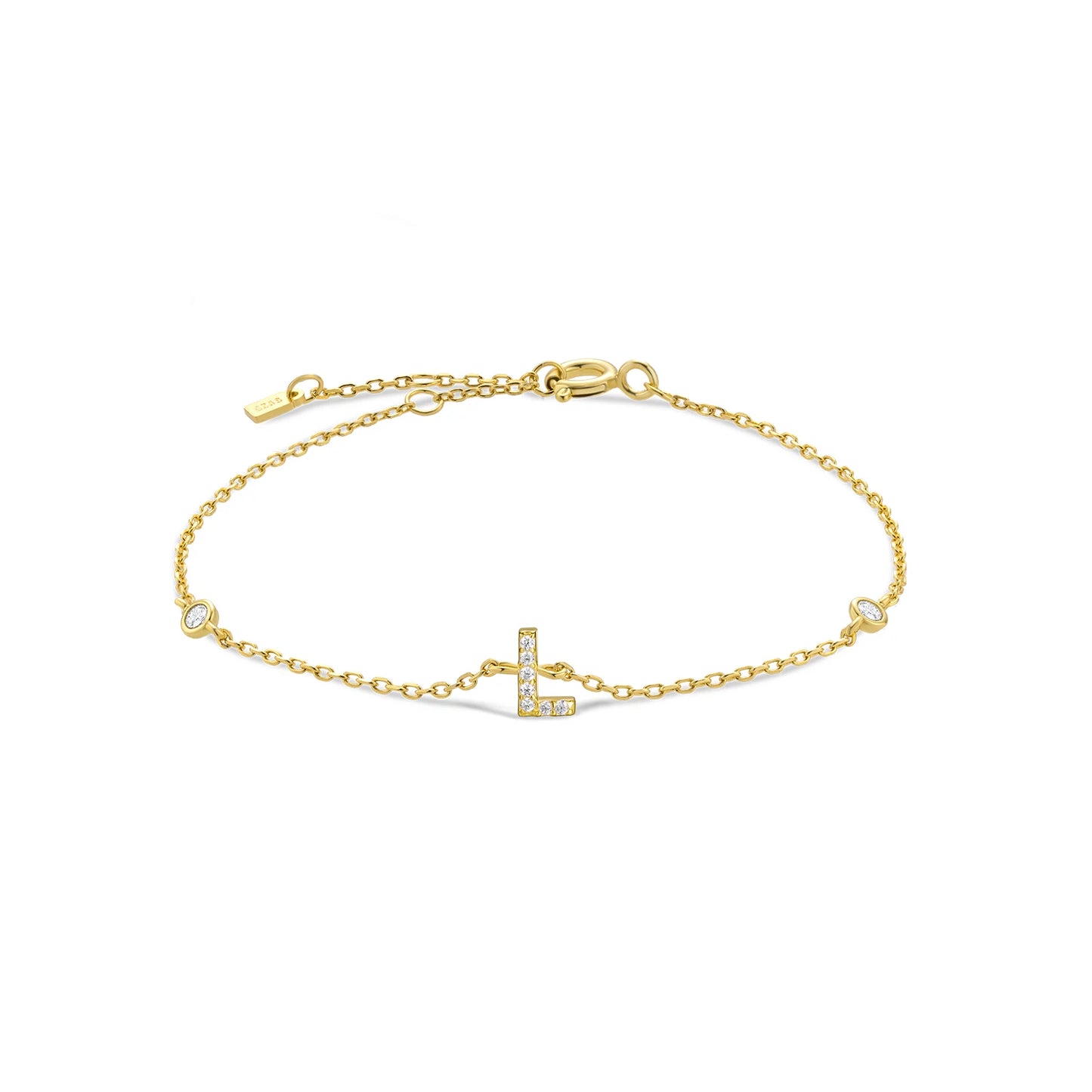 Bracelet Initiale Argent 925