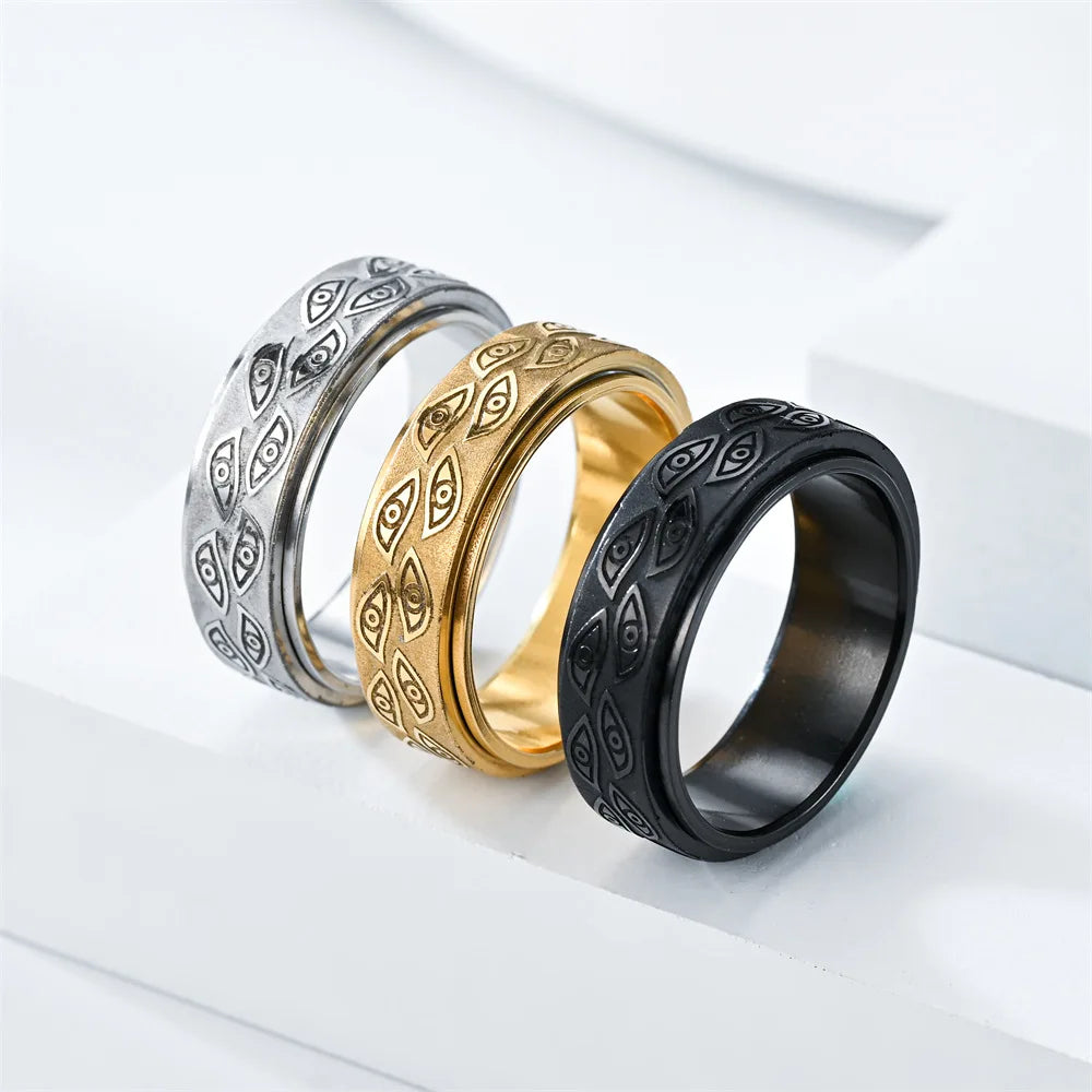 Bague Spinner Œil Protecteur