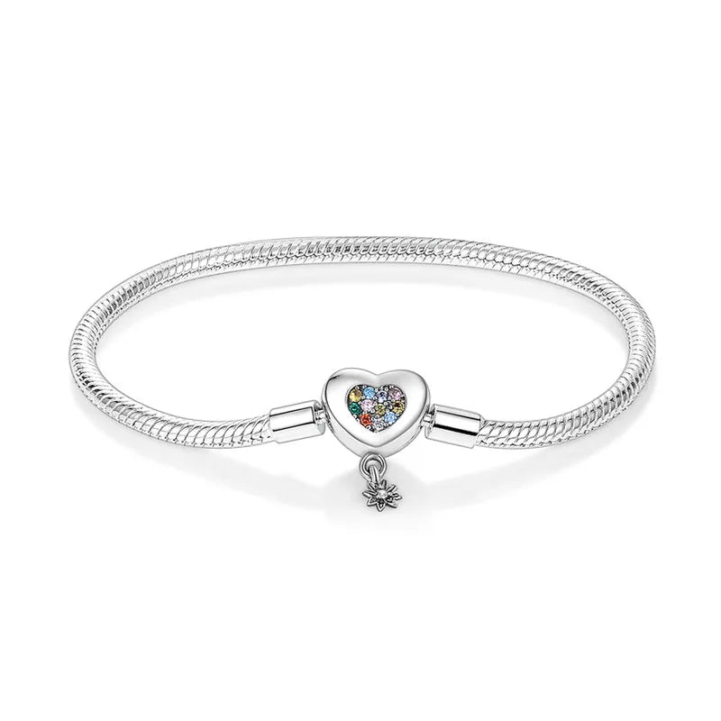 Bracelet Argent Étoile & Papillon