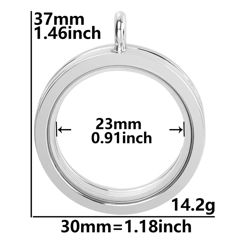 Médaillon Photo Cœur – Pendentif Souvenir Verre