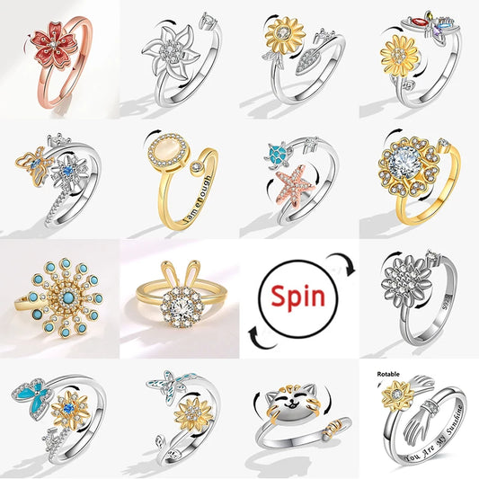 Bague Spinner Sakura