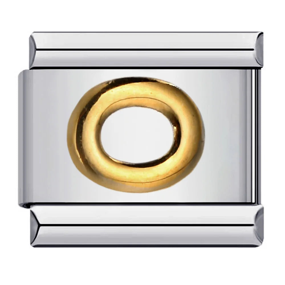 Bracelet Charms Initiale Doré