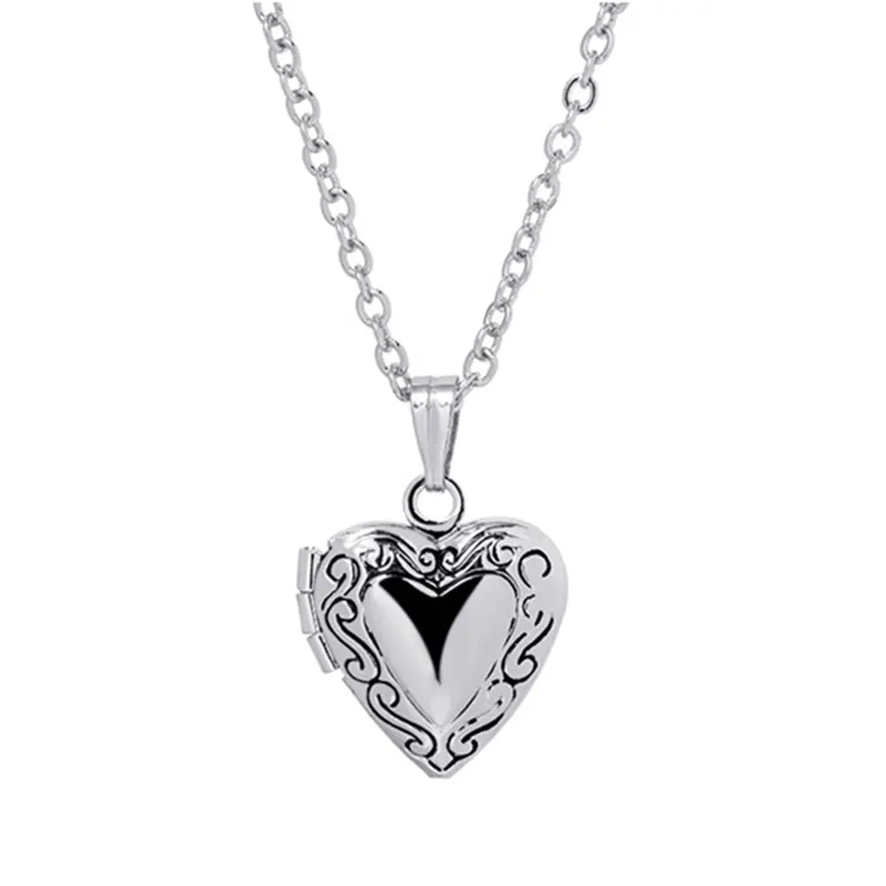 Collier Médaillon Cœur Photo