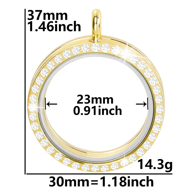 Médaillon Photo Cœur – Pendentif Souvenir Verre