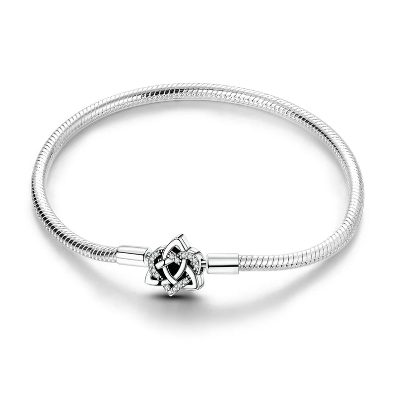 Bracelet Argent Étoile & Papillon