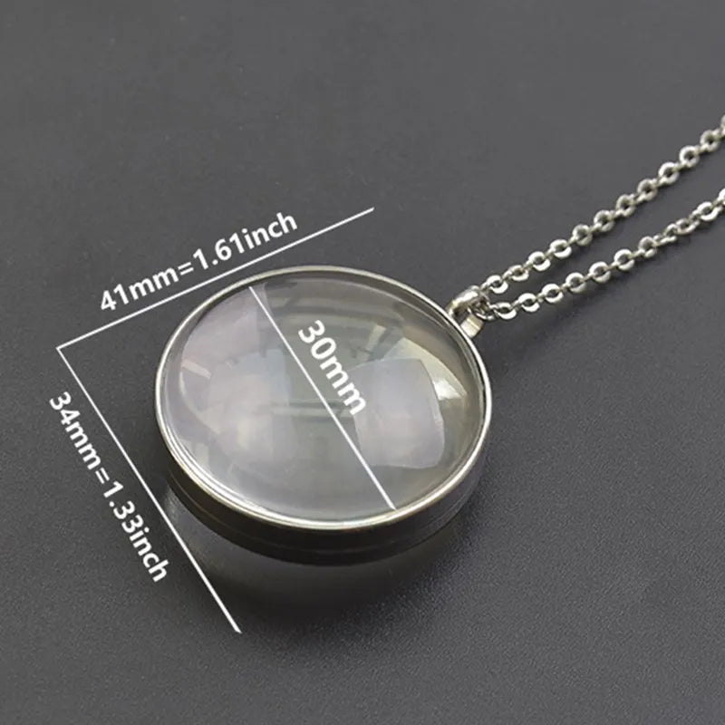 Collier Médaillon Photo Torsadé