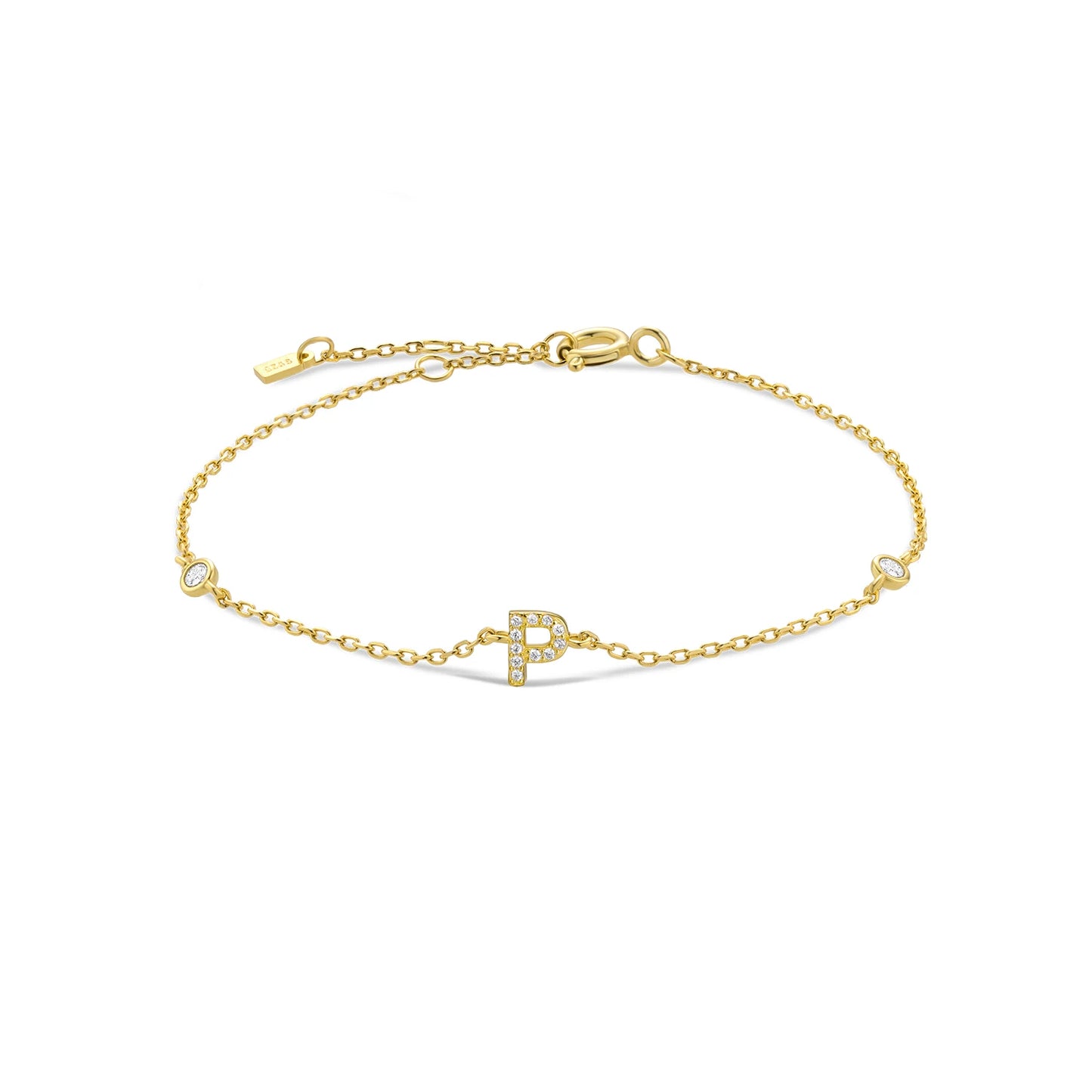 Bracelet Initiale Argent 925