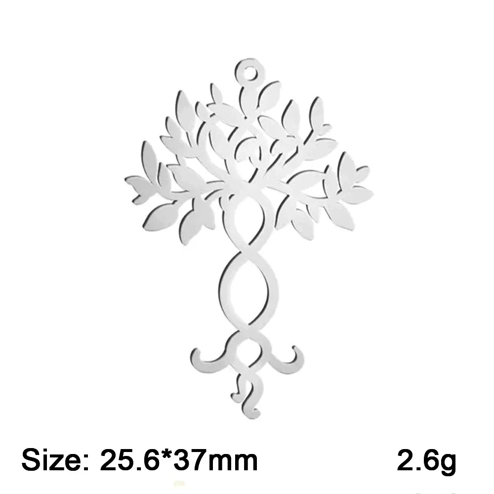 Lot 5 Charms Arbre de Vie