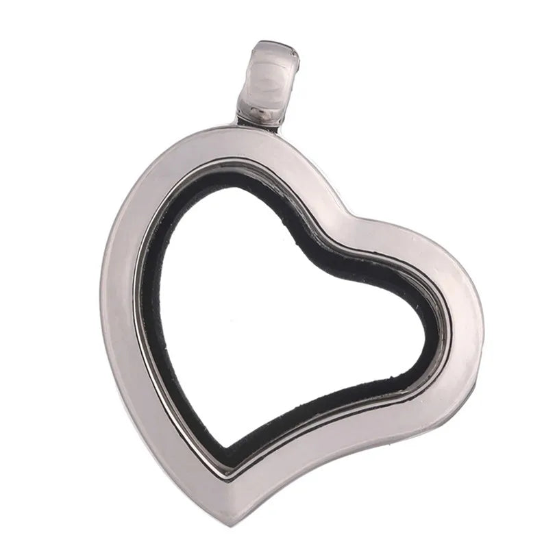 Médaillon Photo Cœur – Pendentif Souvenir Verre