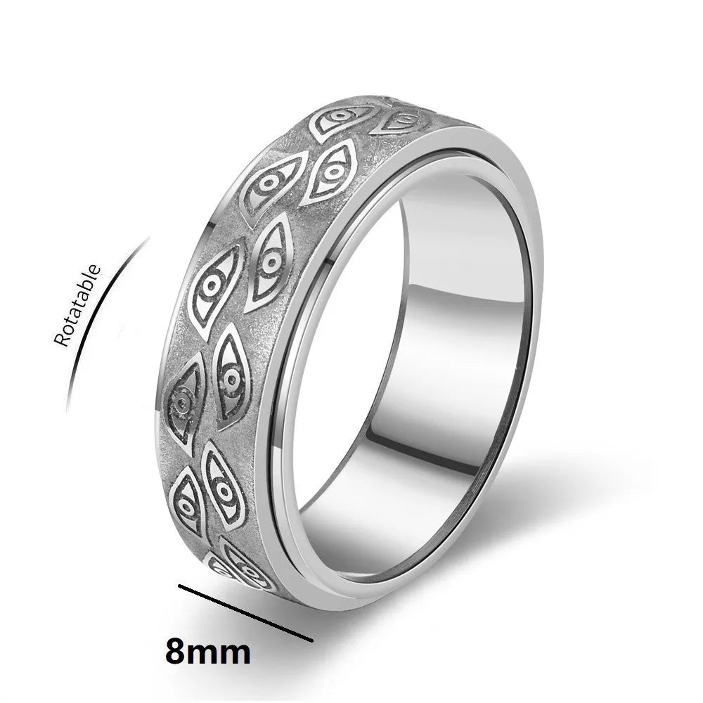 Bague Spinner Œil Protecteur