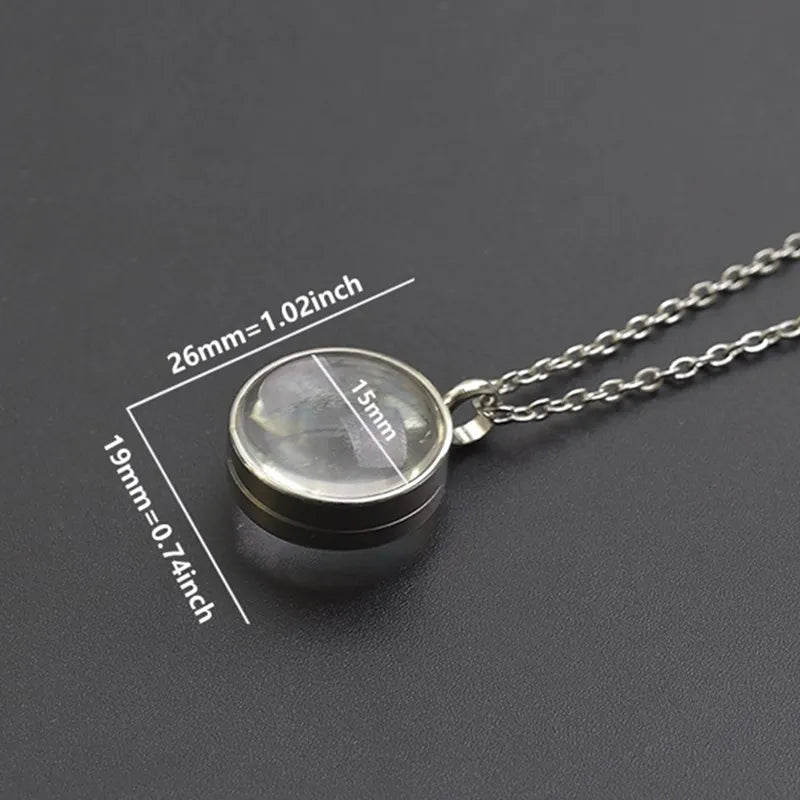 Collier Médaillon Photo Torsadé