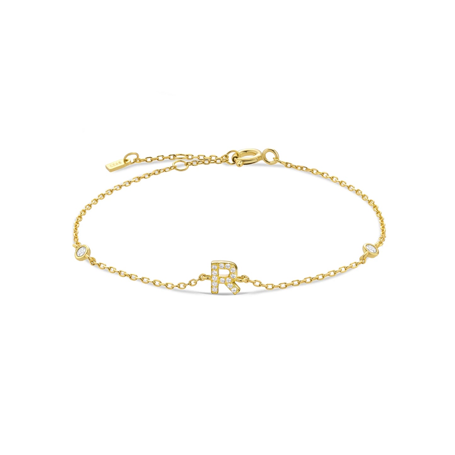 Bracelet Initiale Argent 925