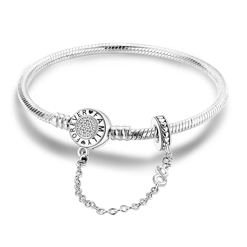 Bracelet Argent Étoile & Papillon