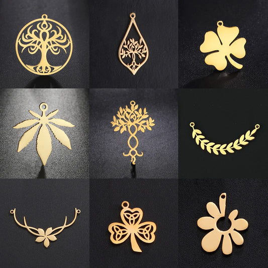 Lot 5 Charms Arbre de Vie