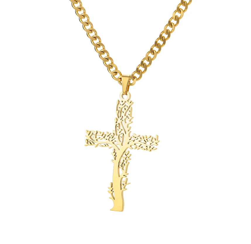 Collier Croix Cœur Zircon – Style Vintage Femme