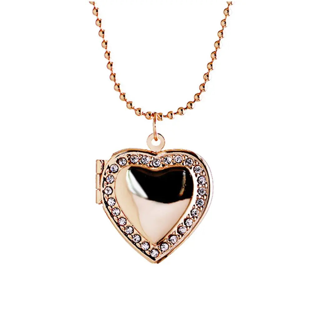 Collier Médaillon Cœur Photo