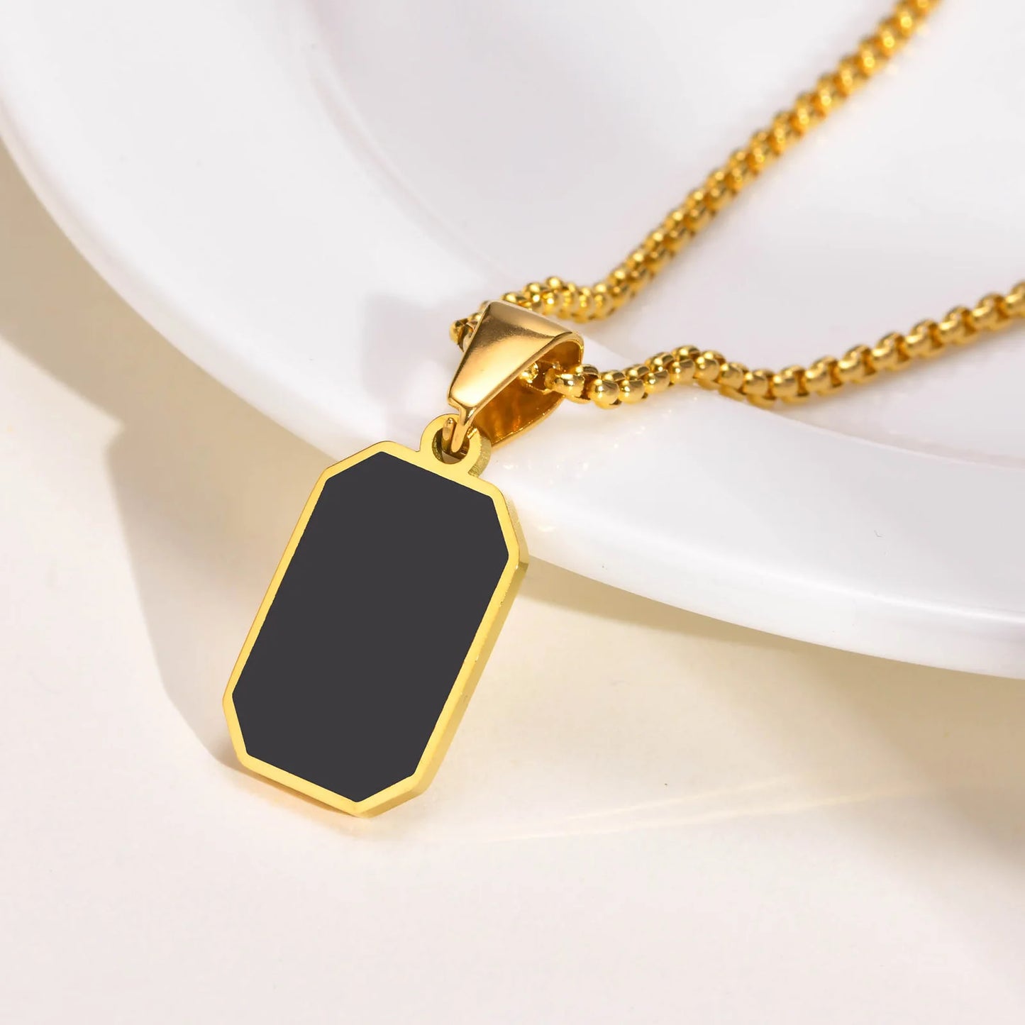 Collier Dog Tag Militaire Homme