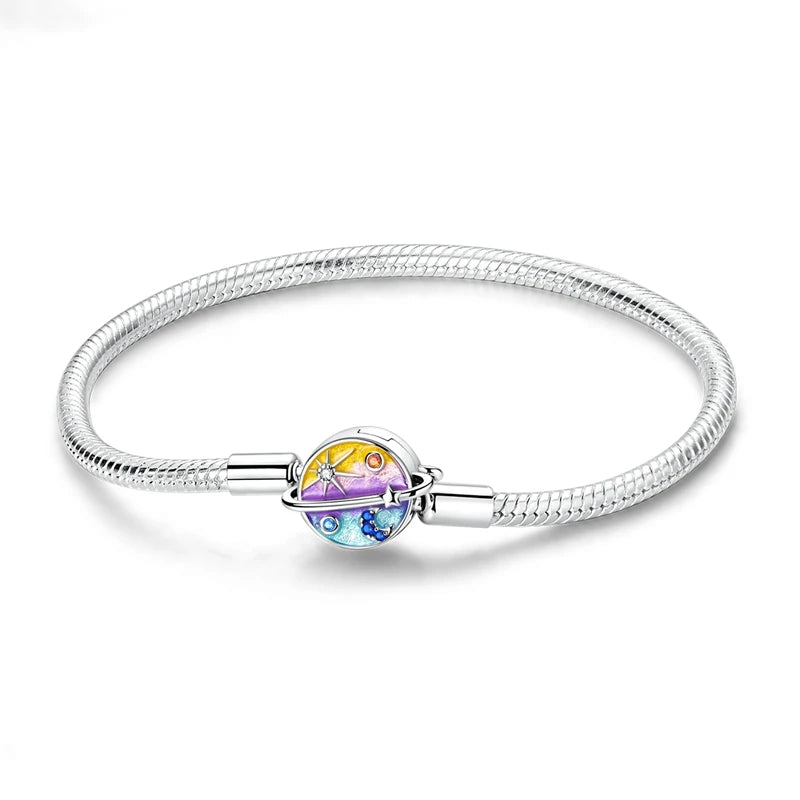 Bracelet Argent Étoile & Papillon