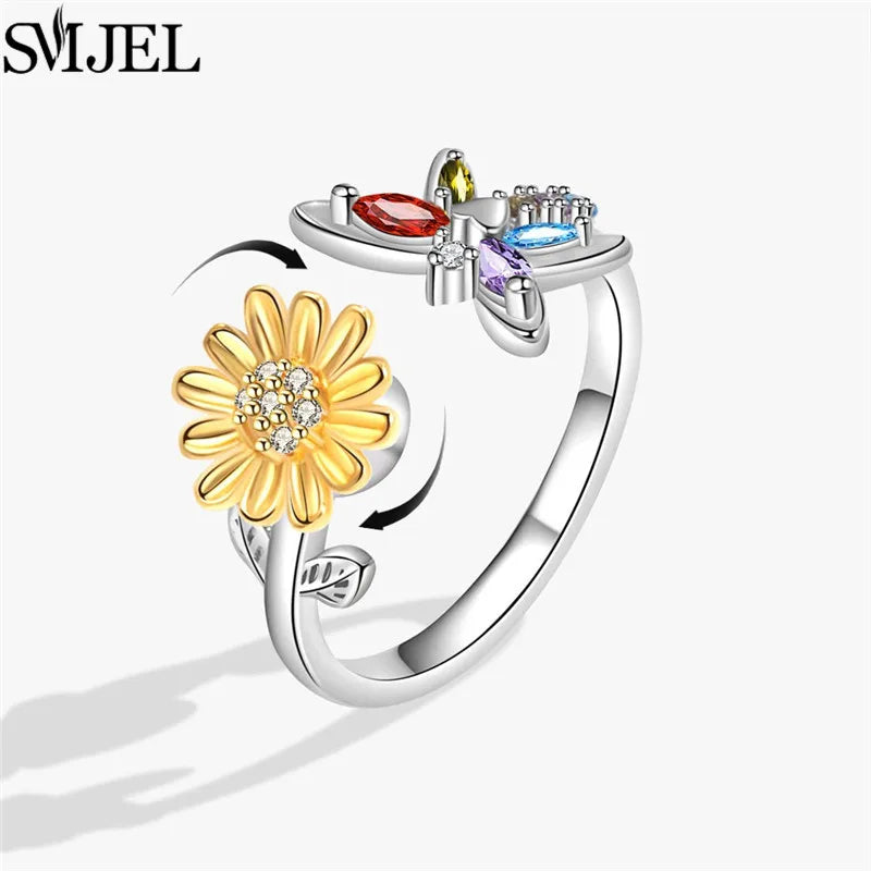 Bague Spinner Sakura