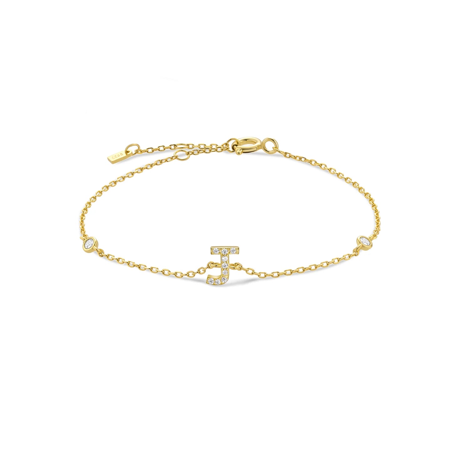 Bracelet Initiale Argent 925
