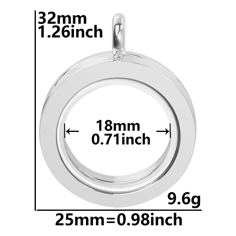 Médaillon Photo Cœur – Pendentif Souvenir Verre